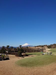 富士山が良く見えるゴルフ場